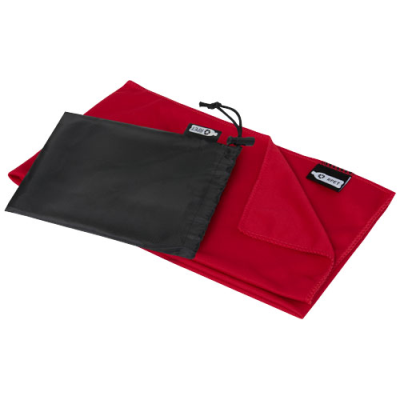 RAQUEL COOLING TOWEL MADE FROM RECYCLED PET in Red