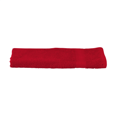 SOLAINE PROMO GUEST TOWEL 40 x 30CM 360G in Red