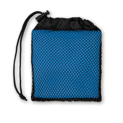 SPORTS TOWEL with Pouch in Blue