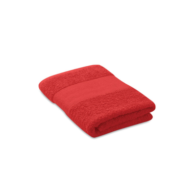 TOWEL ORGANIC 50X30CM in Red