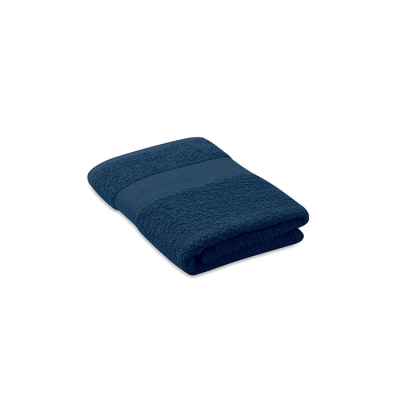 TOWEL ORGANIC COTTON 100X50CM in Blue