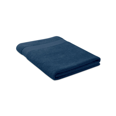 TOWEL ORGANIC COTTON 180X100CM in Blue