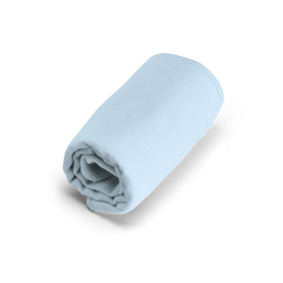 TRAVIS MICROFIBRE SPORTS TOWEL with 190T Pouch (210 G & M²) in Light Blue