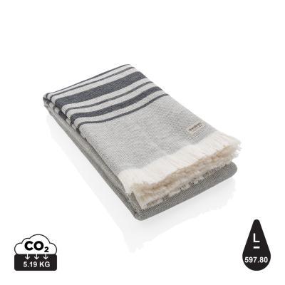 UKIYO YUMIKO AWARE™ HAMMAM TOWEL 100 x 180CM in Black