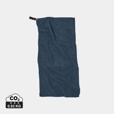 VINGA GRS RPET ACTIVE DRY TOWEL 40 x 80CM in Blue