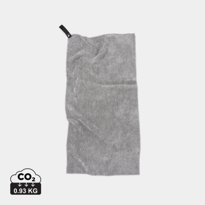 VINGA GRS RPET ACTIVE DRY TOWEL 40 x 80CM in Grey