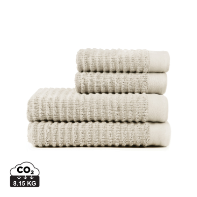 VINGA LANDRO TOWEL 4PCS SET in Off White