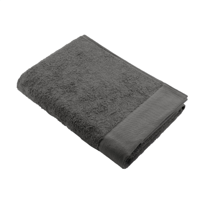 WALRA BATH TOWEL REMADE COTTON 70 x 140 in Anthracite Grey