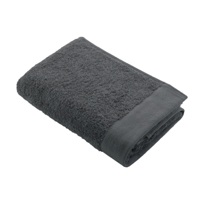 WALRA TOWEL REMADE COTTON 50 x 100 in Anthracite Grey