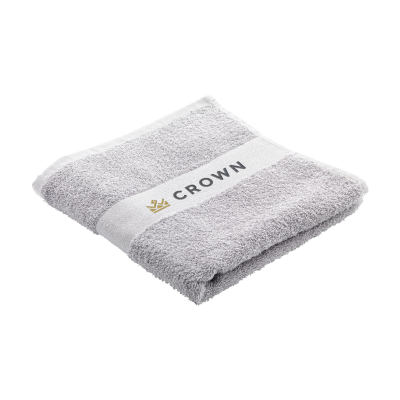 WOOOSH TOWEL GRS RECYCLE COTTON MIX 100 x 50 CM in Pale Grey