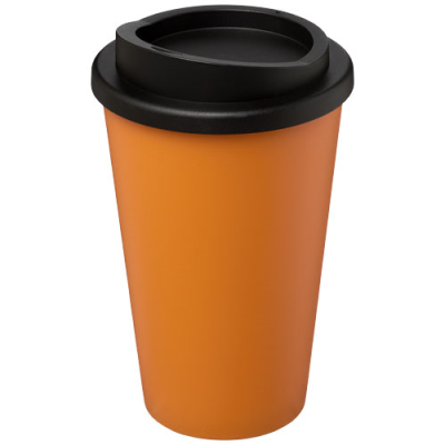 AMERICANO® 350 ML THERMAL INSULATED TUMBLER in Orange & Solid Black