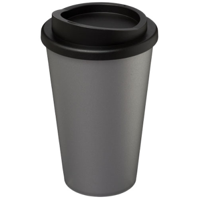 AMERICANO® 350 ML THERMAL INSULATED TUMBLER in Silver & Solid Black