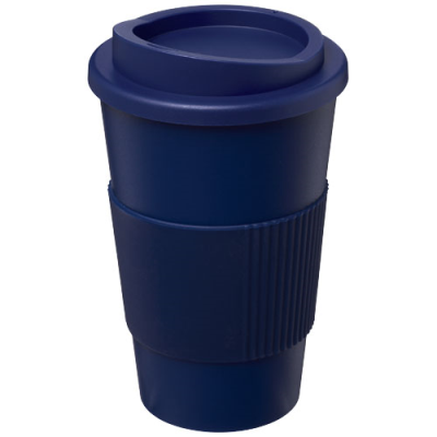 AMERICANO® 350 ML THERMAL INSULATED TUMBLER with Grip in Blue