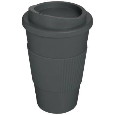 AMERICANO® 350 ML THERMAL INSULATED TUMBLER with Grip in Grey