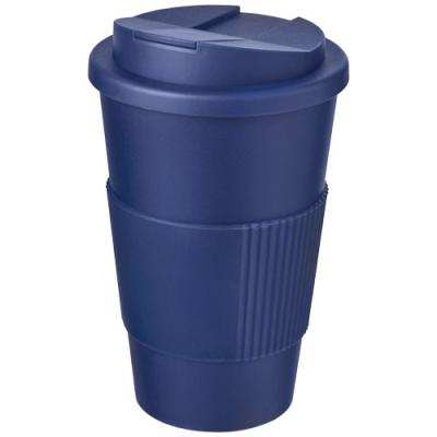 AMERICANO® 350 ML TUMBLER with Grip & Spill-Proof Lid in Blue