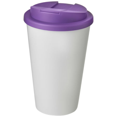 AMERICANO® 350 ML TUMBLER with Spill-Proof Lid in White & Purple