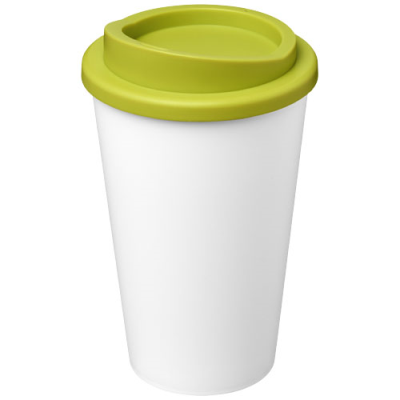 AMERICANO® ECO 350 ML RECYCLED TUMBLER in White & Lime