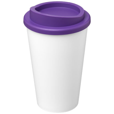 AMERICANO® ECO 350 ML RECYCLED TUMBLER in White & Purple