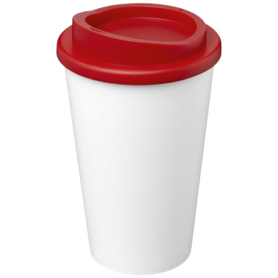 AMERICANO® ECO 350 ML RECYCLED TUMBLER in White & Red