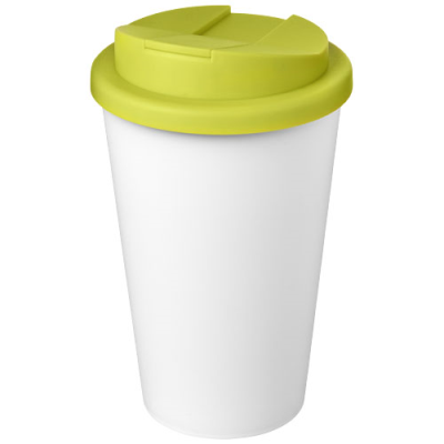 AMERICANO® ECO 350 ML RECYCLED TUMBLER with Spill-Proof Lid in Lime & White