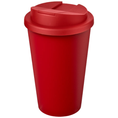 AMERICANO® ECO 350 ML RECYCLED TUMBLER with Spill-Proof Lid in Red