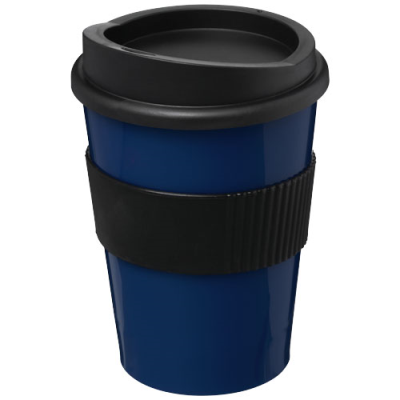 AMERICANO® MEDIO 300 ML TUMBLER with Grip in Blue & Solid Black