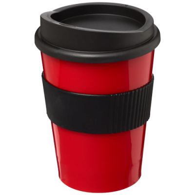 AMERICANO® MEDIO 300 ML TUMBLER with Grip in Red & Solid Black