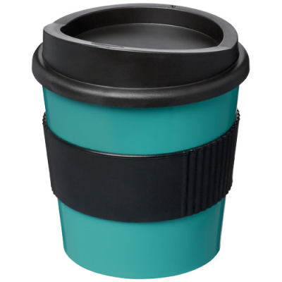 AMERICANO® PRIMO 250 ML TUMBLER with Grip in Aqua Blue & Solid Black