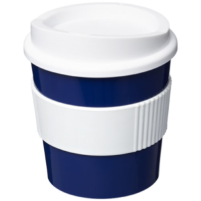 AMERICANO® PRIMO 250 ML TUMBLER with Grip in Blue & White