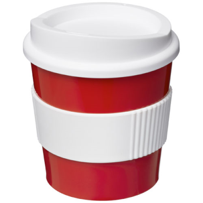 AMERICANO® PRIMO 250 ML TUMBLER with Grip in Red & White