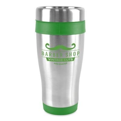 ANCOATS STAINLESS STEEL METAL TUMBLER with Green Trim