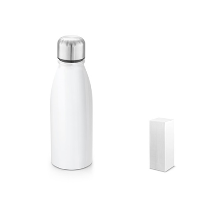 BILLY ALUMINIUM METAL BOTTLE AND STAINLESS STEEL METAL CAP 500 ML