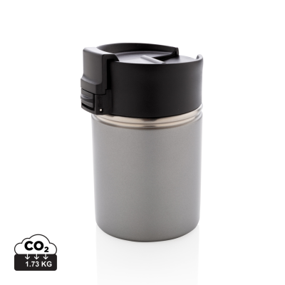 BOGOTA COMPACT VACUUM MUG with Ceramic Pottery Coating in Grey