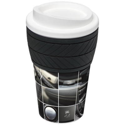 BRITE-AMERICANO® TYRE 350 ML THERMAL INSULATED TUMBLER in White