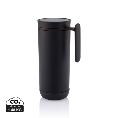 CLIK LEAK PROOF TRAVEL MUG in Black & Grey