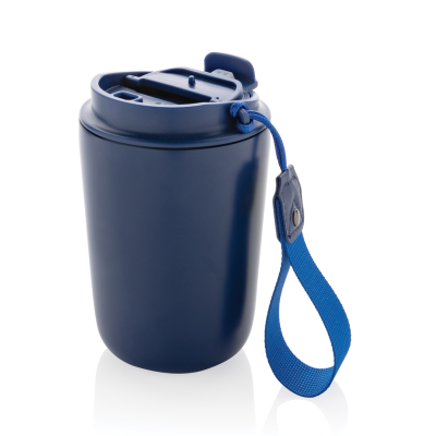 CUPPA RCS RE-STEEL VACUUM TUMBLER with Lanyard in Blue