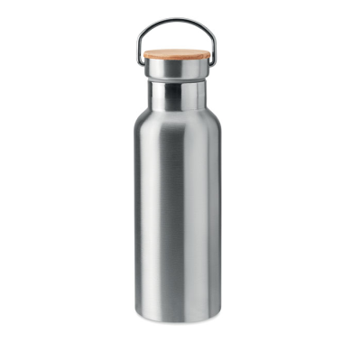 DOUBLE WALL FLASK 500 ML in Silver