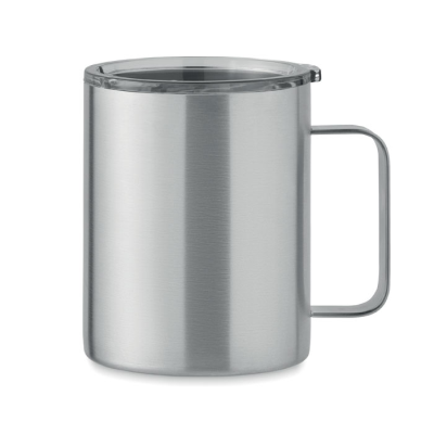 DOUBLE WALL MUG 300 ML in Silver