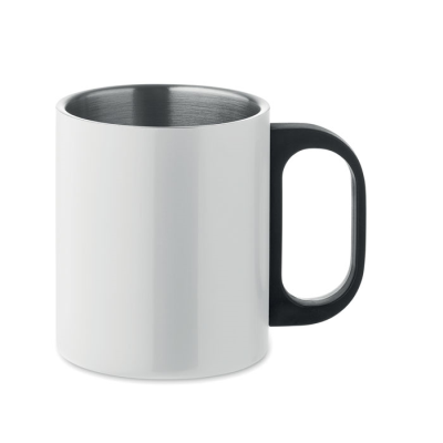 DOUBLE WALL MUG 300 ML in White