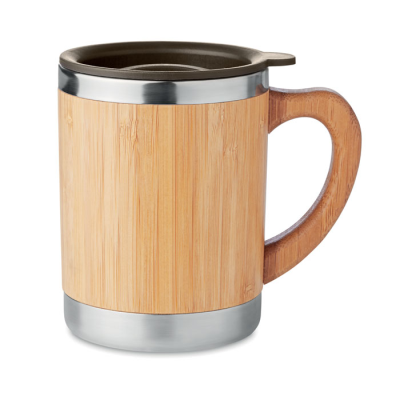 DOUBLE WALL MUG 300ML in Brown