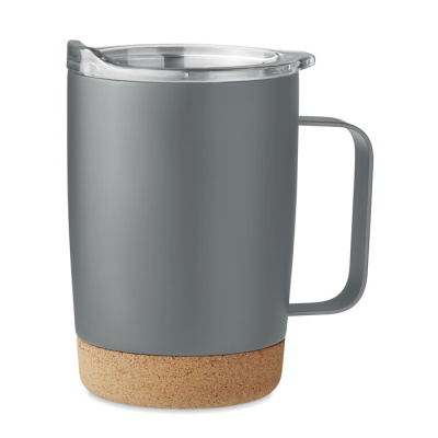 DOUBLE WALL MUG 300ML in Grey