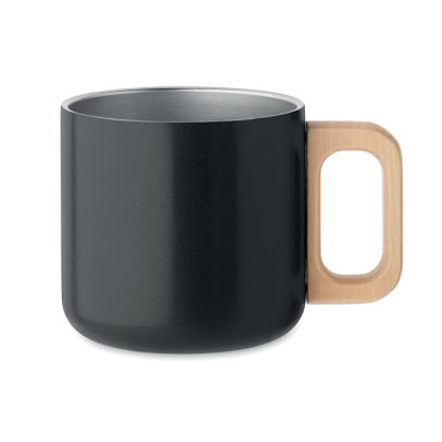 DOUBLE WALL MUG 350 ML in Black