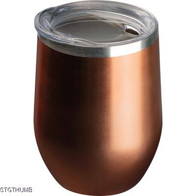 DOUBLE-WALLED DRINK CUP in Copper