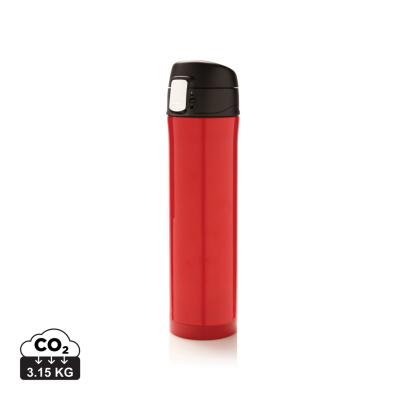 EASY LOCK VACUUM FLASK in Red