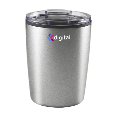 ESPRESSO-TO-GO MUG RCS RECYCLED STEEL 170 ML in Silver