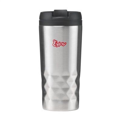 GRAPHIC MUG 300 ML THERMO CUP in Silver