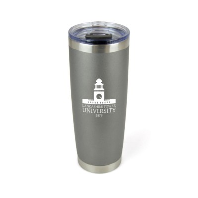 HAWKER STAINLESS STEEL METAL TRAVEL MUG