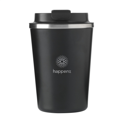 KAFFI RCS RECYCLED COFFEE MUG 300 ML THERMO CUP in Black