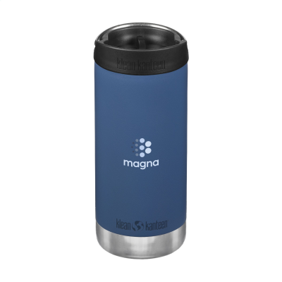 KLEAN KANTEEN TK WIDE RECYCLED THERMAL INSULATED MUG 355 ML in Blue