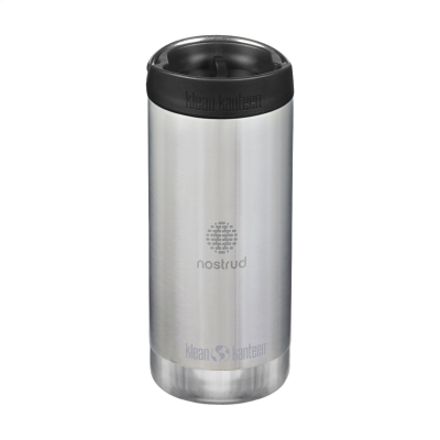 KLEAN KANTEEN TK WIDE RECYCLED THERMAL INSULATED MUG 355 ML in Silver